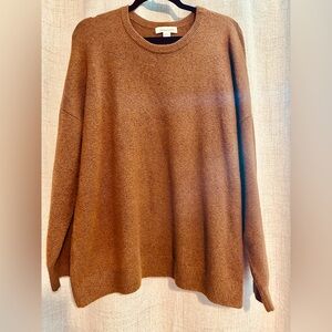 Treasure & Bond women’s crewneck sweater rust size XL